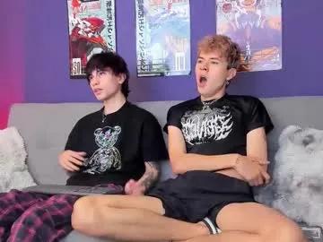 brand741 — GOAL: kiss and spit 1min [60 tokens remaining] Welcome to my room <3 #bigcock #couple #twink #pvt