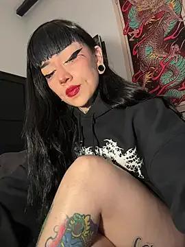 NinaHex — Spread my pussy lips & two fingers insid