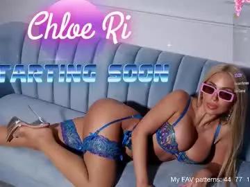 chloe_ri —  // Goal: PANTIES in MOUTH at 1k, Fingering at GOAL // type /menu to play with me! #bigboobs #heels #stockings #lovense #feet