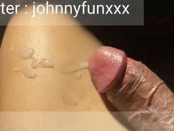 johnnyfun_xxx — Goal: CUM SHOW (check tip menu for requests #pvt #muscle #cum #horny #harddick  - Next Goal: swallow cum