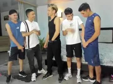 playhardsex — "Shh! don't make any noise, my friends are nearby. But I can't help but want to misbehave... are you staying and playing with US #bigcock #skinny #cum